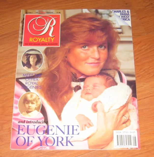Royalty Monthly Magazine Vol 9 7 April 1990 Princess Diana Sarah Ferguson 9 10 Picclick