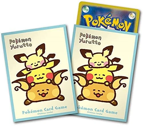 Pokemon Center Original Pokemon Card Game Deck Shield Pokémon Yurutto Sleeping