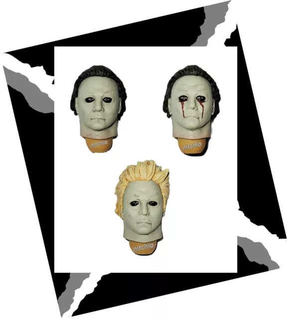 Mezco One:12 Halloween II Michael Myers – THREE HEAD SCULPTS 1/12 Scale Fodder