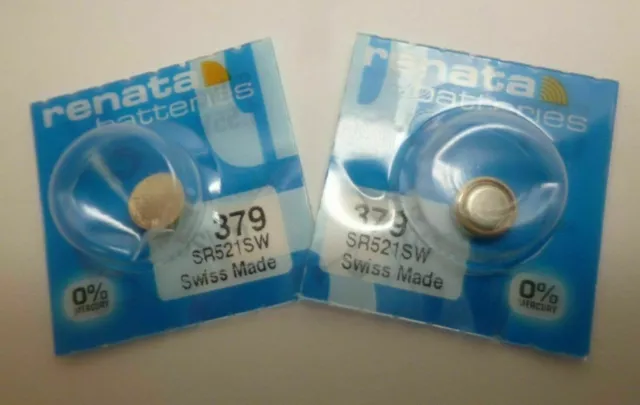 379 ,SR521SW Watch Battery renata x 1