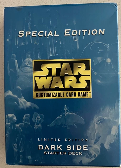 Star Wars CCG Dark Side Starter Deck used packs Special Edition 1998 60 cards Star Wars CCG Dark Side Starter Deck used packs Special Edition 1998 60 cards