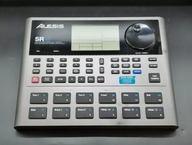 Alesis SR-18 Drum Machine Very Good Condition From Japan-Used