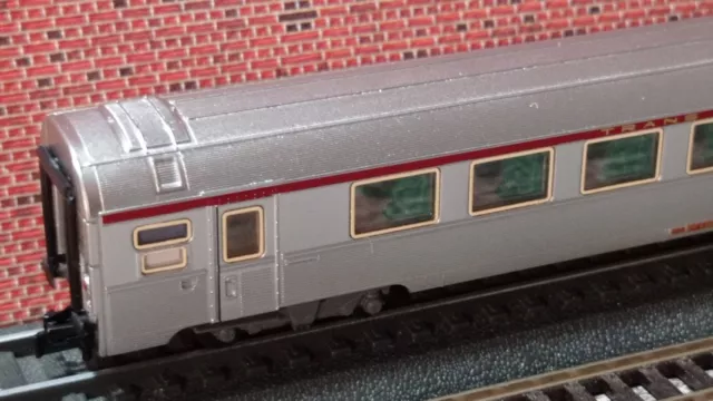 SNCF N 1/160 -  VOITURE LS MODELS MISTRAL 69  type A8tu "Le Mistral" 
