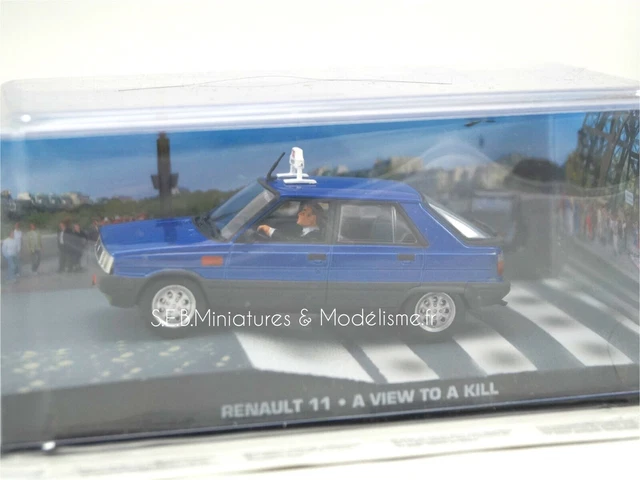 Taxi Renault 11 James Bond 007 "Dangereusement Votre" 1:43 Presse