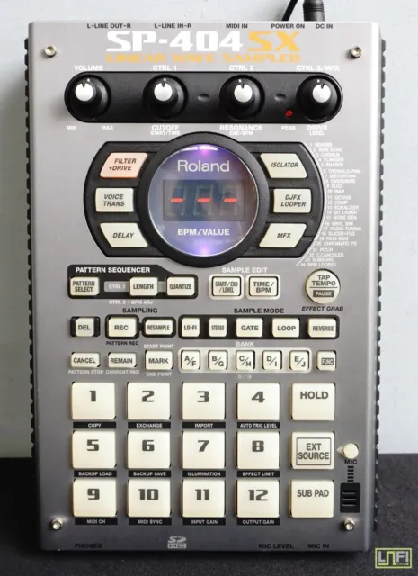 Roland SP-404SX Liner Wave Drum Machine Sampler Sequencer Lo-fi W/ FX