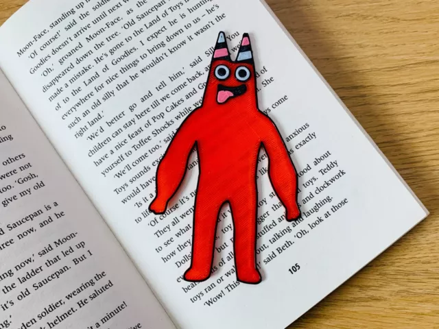 Garten Of Banban Inspired Banban Bookmark - 3D Printed - Gamer Kid Gift Party