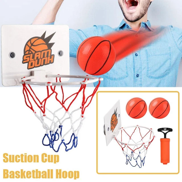 Mini Basketball Hoop Net Indoor Over the Door BackboardWith Ball PumpGame Set UK