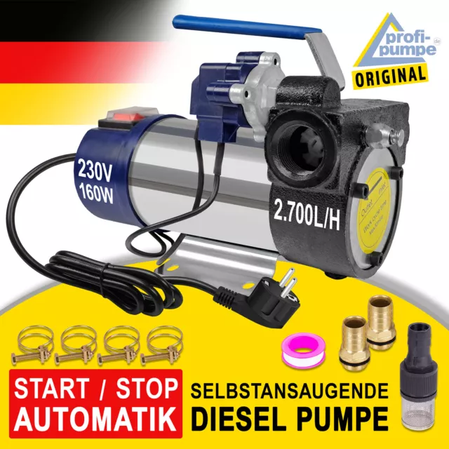 230V Dieselpumpe Automatik Heizölpumpe Biodiesel Elektrische Dieselpumen