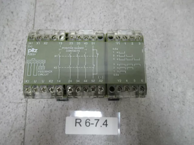 PILZ 474965 Safety Relais Coil 24VDC 3.5W PILZ PZE5V 240V 8A 1Ö 4S