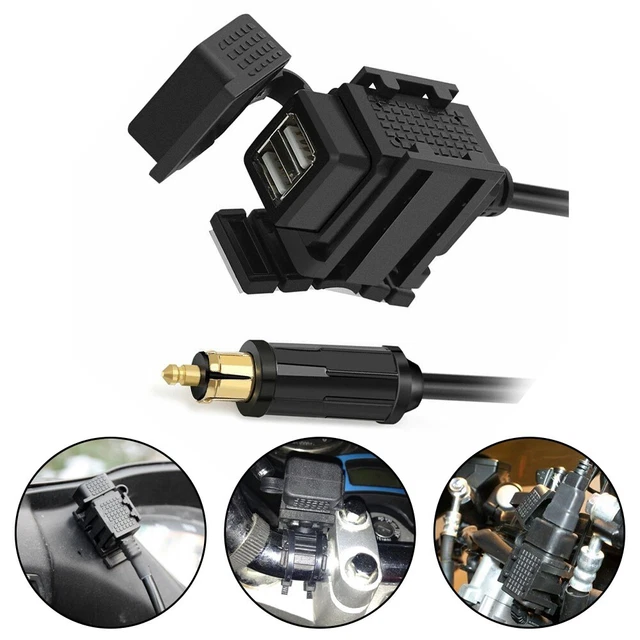 For 3.1A ABS+PVC + Rame Moto Caricabatterie Durevole Alta Qualità Pezzi