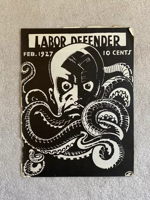 Labor Defender Magazine “Sacco & Vanzetti” Feb 1927 Communist Left Wing Radical