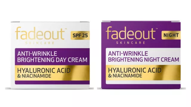 Fade Out Illuminante Anti Rughe Giorno & Notte Crema 50g Giorno Idratante SPF 25