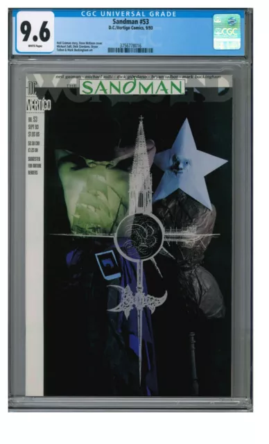 Sandman #53 (1993) Neil Gaiman DC Vertigo CGC 9.6 White Pages FF422