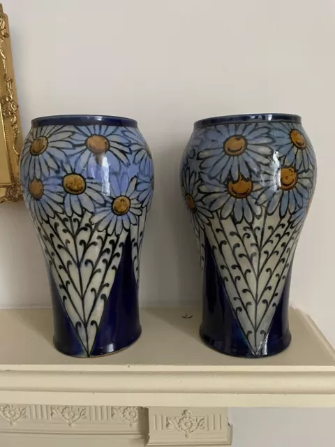 Royal Doulton Art Deco Vases by Florie Jones. Rare and Collectable c.1923