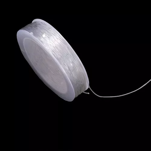 FIL À CORDES non élastique pour perles et bracelet transparent 0 5 mm * 390  m EUR 8,18 - PicClick FR