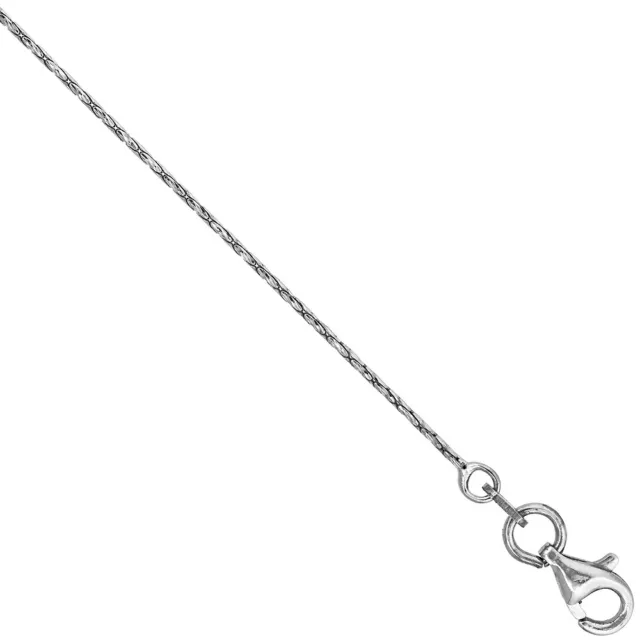 1mm sterling silver 925 Italian CARDANO link chain necklace bracelet anklet