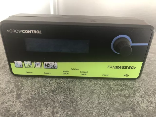 GrowControl FanBase EC+ digitaler Klimacontroller Luftfeuchte Temperaturregelung