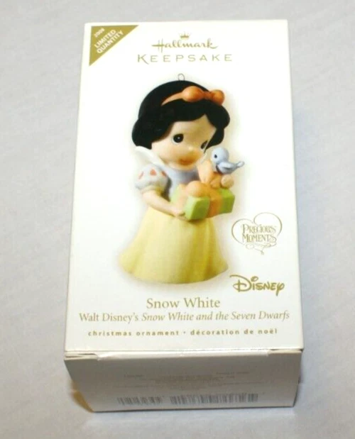 HALLMARK KEEPSAKE SNOW White Christmas Ornament Disney Precious Moments