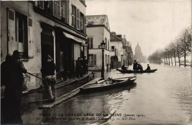 CPA PARIS La Grande Crue de la Seine 1910 Quai de la Rapée (578239)