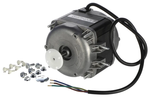 ELCO 14W Multi-Fit Evaporator Fan Motor For Refrigeration - Ice Cream, Chest Freezer, Fridge
