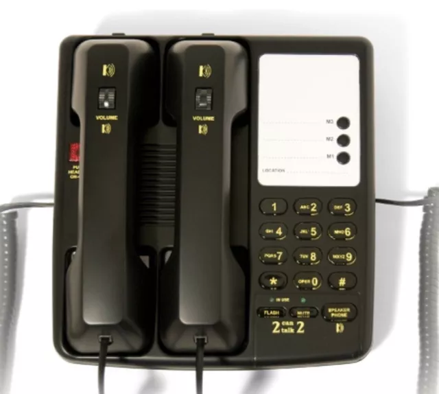 MED-PAT INC. - 2 can talk 2 - / Two Handset Conference Phone - D-2200