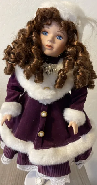 The Collector Choice Series By DanDee Christmas Porcelain Doll 17” Collectible