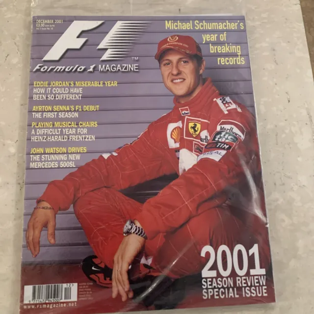 F1  Formula 1 Magazine December 2001  As New Still In Wrapper (5)