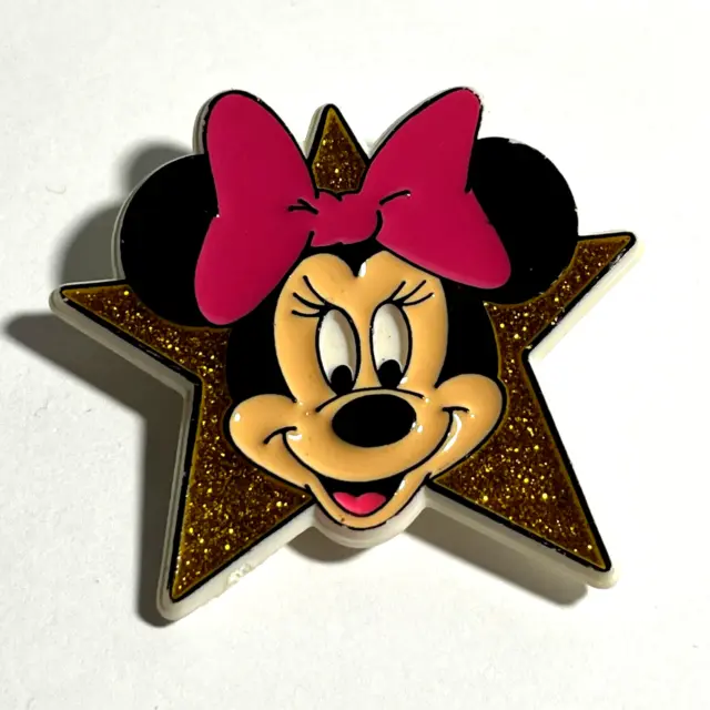 Minnie Mouse Disney Star Lapel Pin Brooch Made in St Lucia