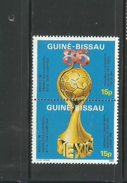 GUINEA BISSAU. Año: 1986. Tema: DEPORTES. FUTBOL.