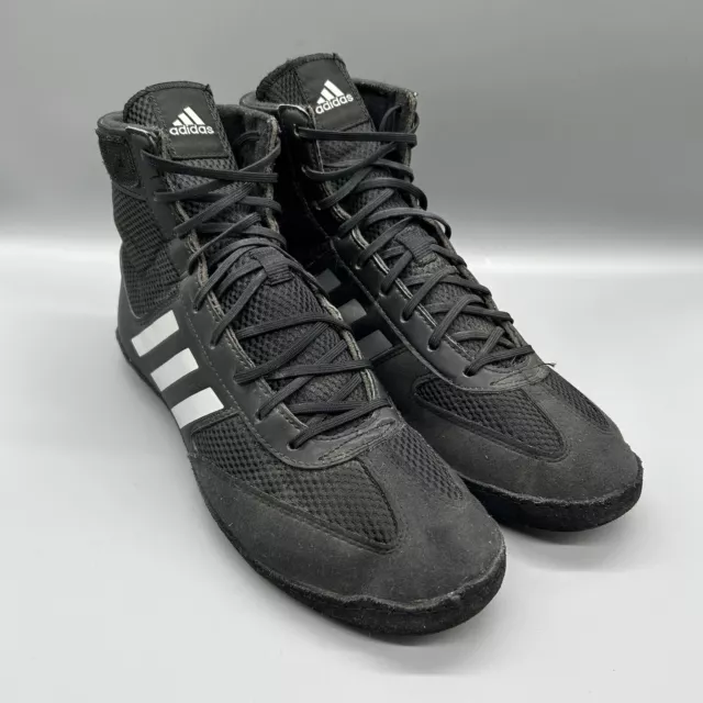 Adidas Combat Speed 7 Boxing Wrestling Boots BA8007 Black/Silver Men's Uk 7