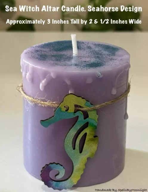 Sea Witch Altar Candle Sea Witch Magick Sea Witch Candle Witchy Gift