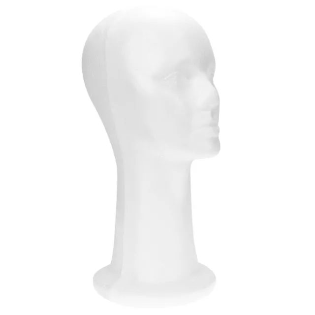 Foam Head Model Wig Display Stand for Shop Mall