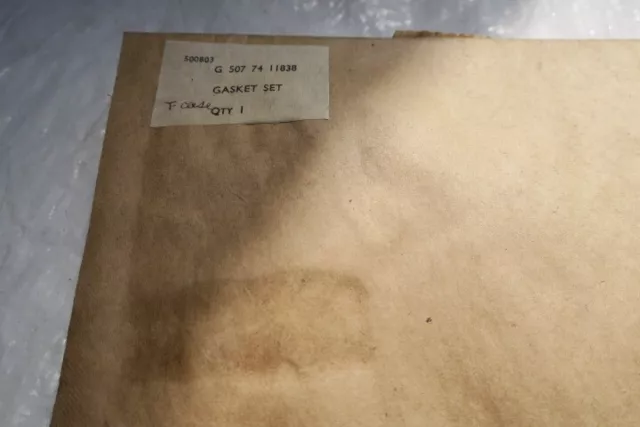 M37 T-Case Gasket Set NOS, Dodge Military Truck M37 M43 G741