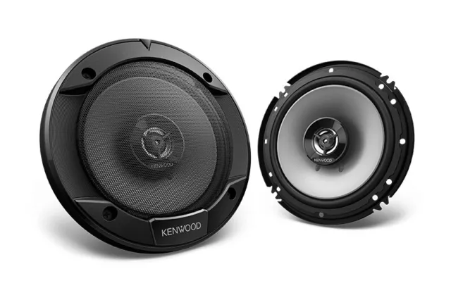 Kenwood KFC-1666S 300W-MAX 6.5" Coaxial Flush Mount 4-OHM Car Audio Speakers