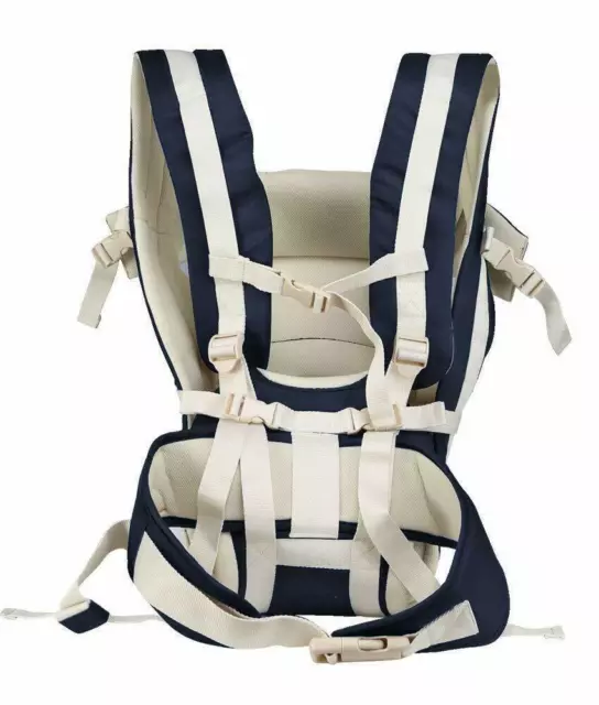 Adjustable Baby Carrier Cum Kangaroo Bag Back/Front Carrier with Safety Belt 3