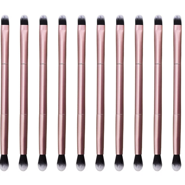 24 pcs Lidschattenbürsten doppelköpfige Make-up Kosmetische Augenbürsten 3