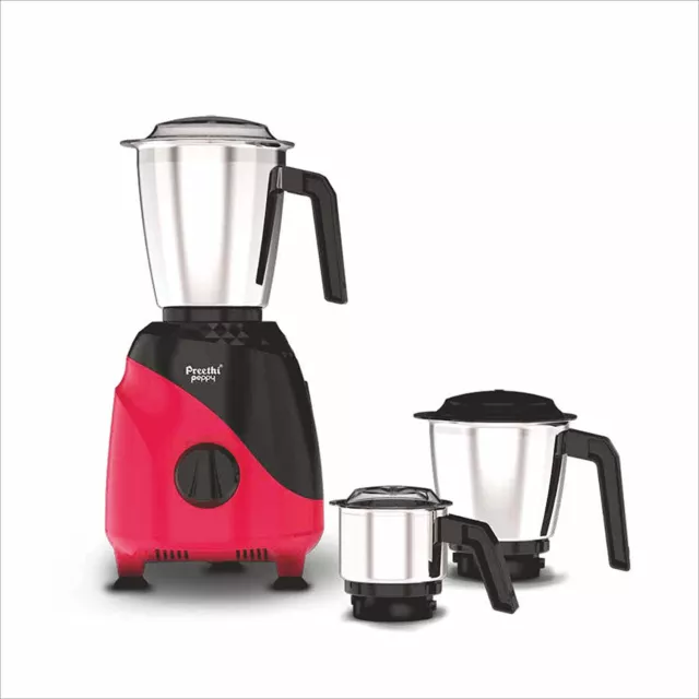 Smerigliatrice mixer Preethi Peppy MG-245, 750 watt, barattolo 3 nero e rosso