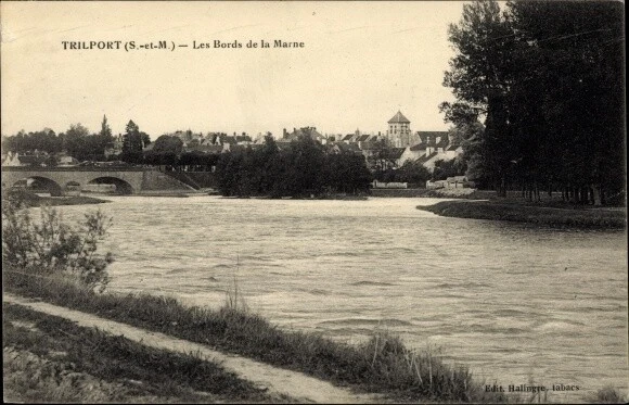 Ak Trilport Seine et Marne, Les Bords de la Marne - 2755712