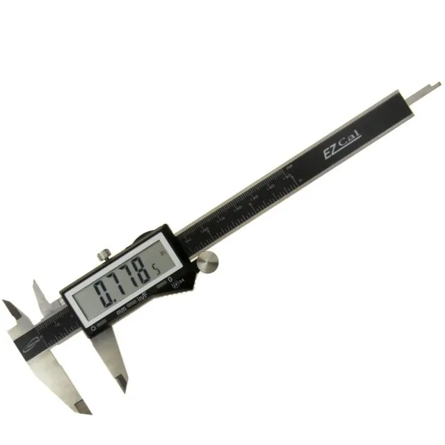 iGaging IP54 Electronic Digital Caliper 0-6" Display Inch/Metric/Fractions St...