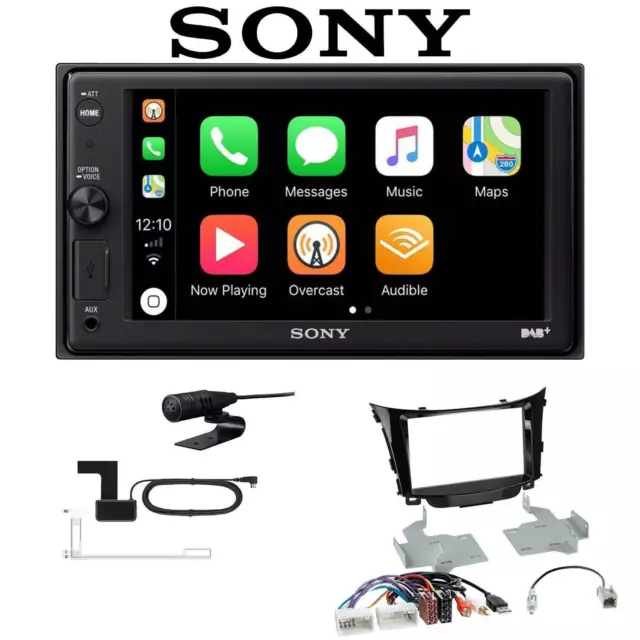 Sony Autoradio Apple CarPlay DAB+ Bluetooth für Hyundai i30 ohne OEM Navi