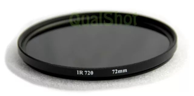 NEW 72mm IR INFRARED FILTER LENS R72 720nm INFRA RED 72