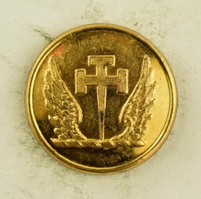 1810s-50s Livery Cross and Wings Uniform Button Original F5BT