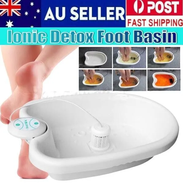 Ion Ionic Detox Foot Bath Spa Machine Tub Array Cell Cleanse for Health Tool Set