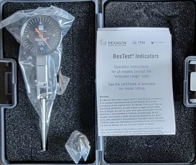 Brown & Sharpe 599-7034-5 BesTest Dial Test Indicator, .020" Range, .0005"