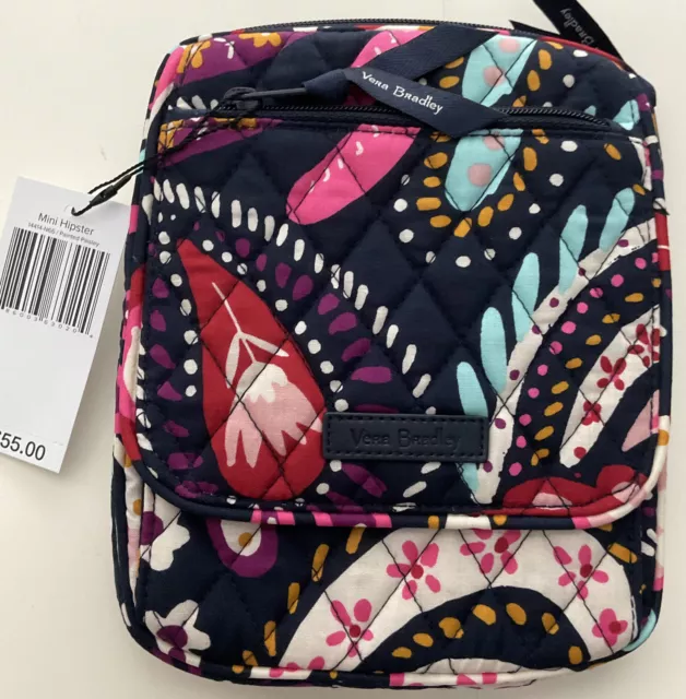 Vera Bradley Mini Hipster Crossbody Bag Painted Paisley Shoulder Purse