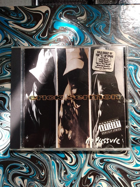 No Pressure by Erick Sermon ~CD ~ U.S Oct-1993~ Def Jam