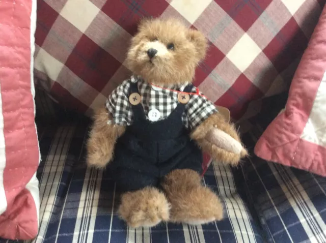 Vintage Boyds Bears Edward Teddy Bear Collectable 8" High The Archive Collection