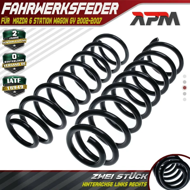 2x Fahrwerksfedern Hinterachse Für Audi A2 8Z0 - Original Qualität