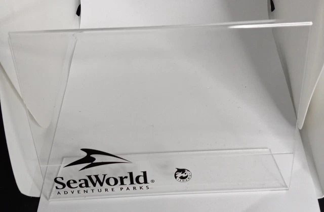 Sea World Adventure Parks Shamu Clear Picture Frame  Holds 5”x 7” Photo