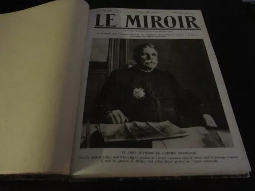Le Miroir Année 1914 Publication hebdomadaire, quatrième année 2